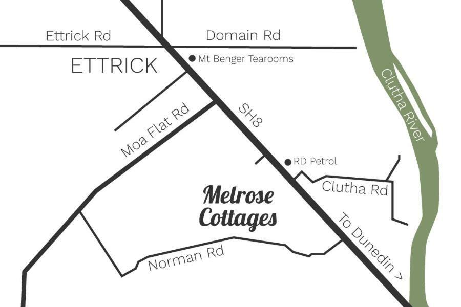 Melrose Cottages Millers Flat Bagian luar foto